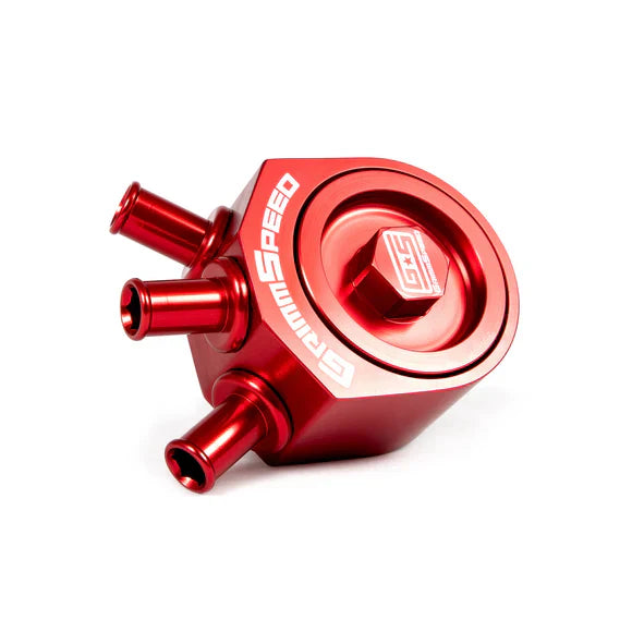 Grimmspeed Air/Oil Separator Red Subaru 02-07 WRX 04-21 STI 04-08 FXT Grimmspeed