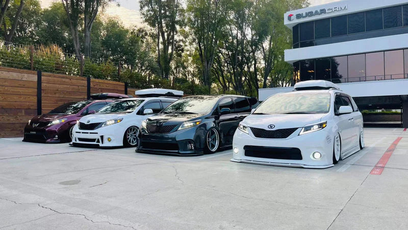 AlphaRex (LUXX-Series) 2011-2020 Toyota Sienna LED Projector Headlights - Alpha-Black