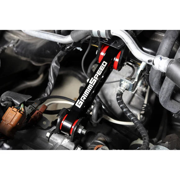 Grimmspeed Pitch Stop Mount Black (80A Bushings) For Subaru 02+ Impreza/WRX/STI