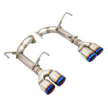 REMARK Axleback Exhaust. Subaru WRX STi VA. Burnt Stainless Double Wall Tip