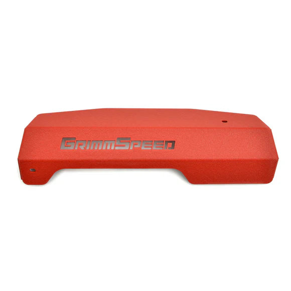 Grimmspeed Pulley Cover Red For Subaru 15-21 WRX GrimmSpeed