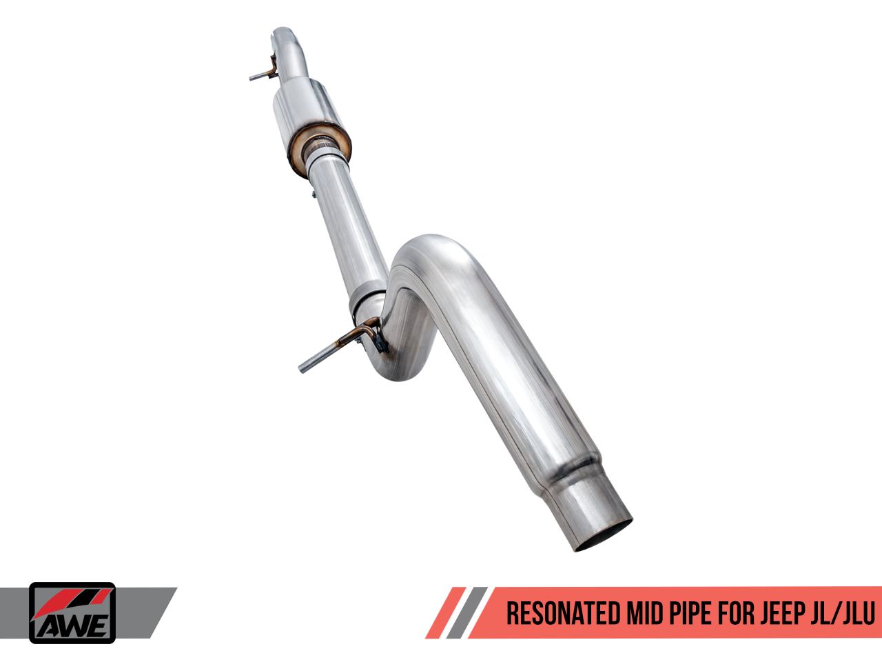 AWE Resonated Mid Pipe for Jeep JL/JLU 3.6L