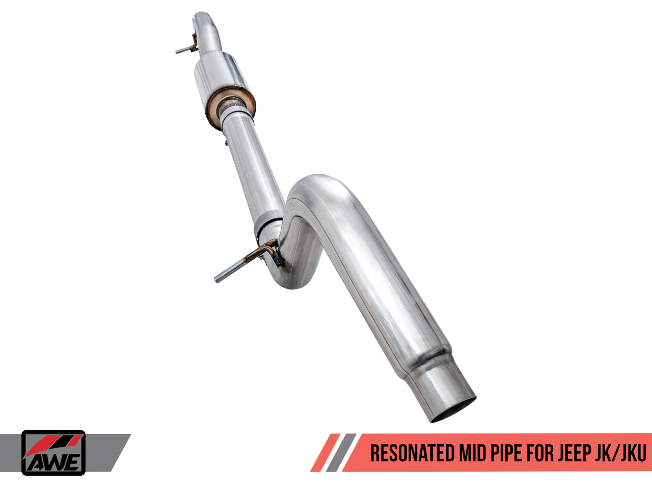 AWE Resonated Mid Pipe for Jeep JK/JKU 3.6L