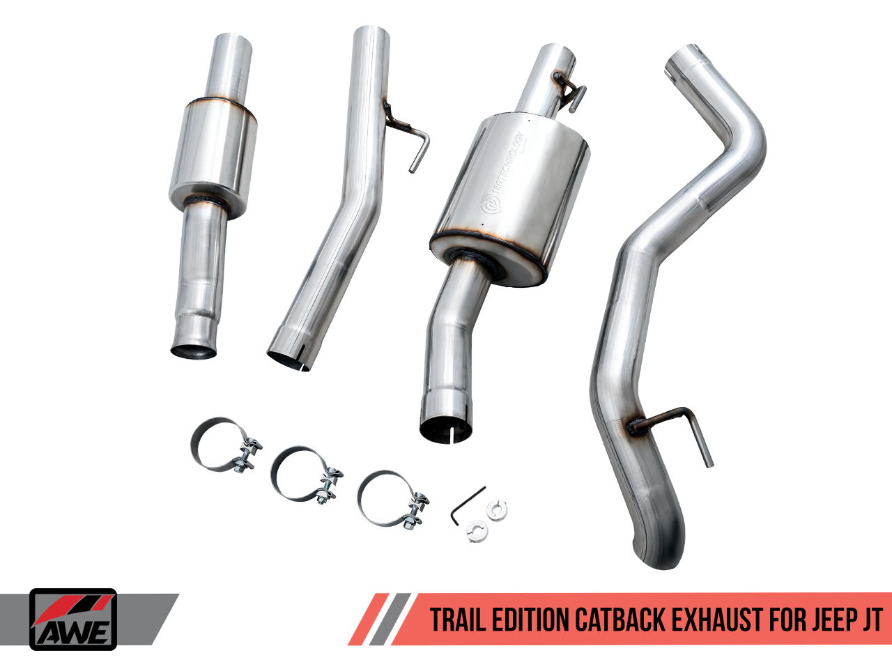 AWE Trail Edition Catback Exhaust for Jeep JT 3.6L