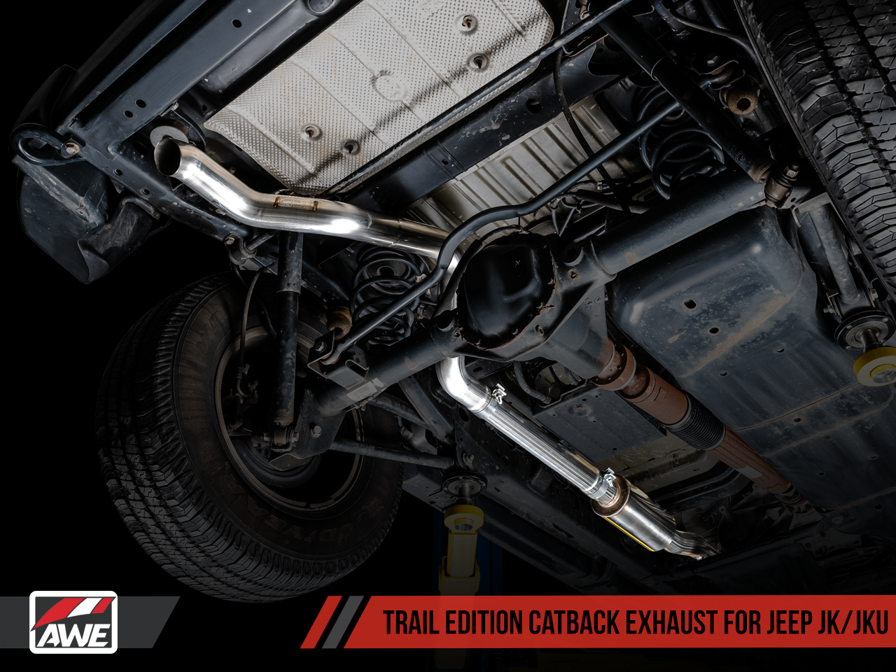AWE Trail Edition Catback Exhaust for Jeep JK/JKU 3.6L