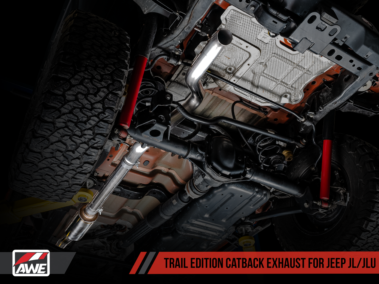 AWE Trail Edition Catback Exhaust for Jeep JL/JLU 2.0T