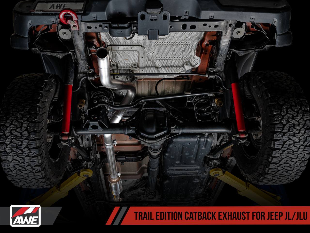 AWE Trail Edition Catback Exhaust for Jeep JL/JLU 3.6L