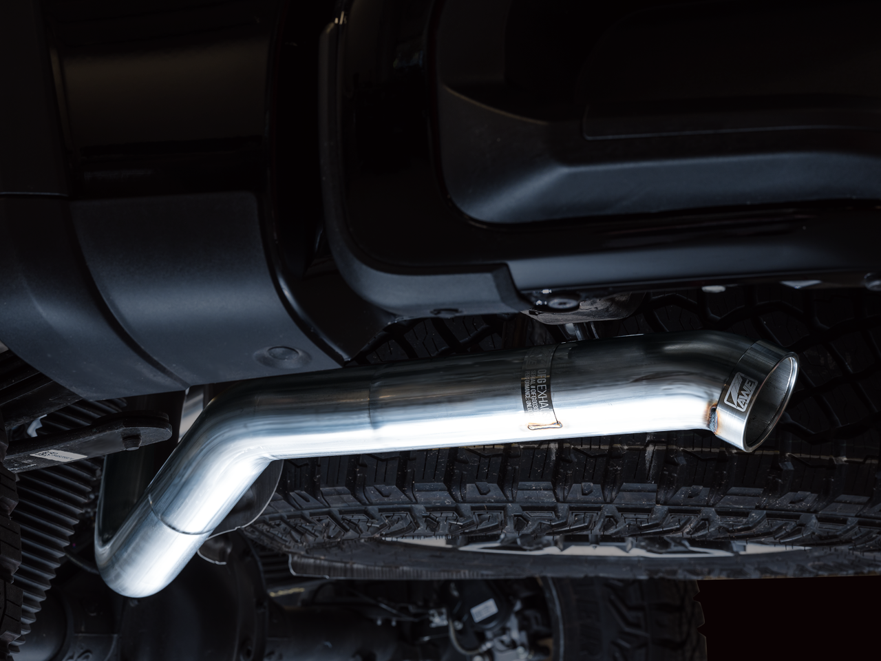 AWE 0FG Catback Exhaust for Silverado ZR2/Sierra AT4X - Dual Bashguard (no tips)