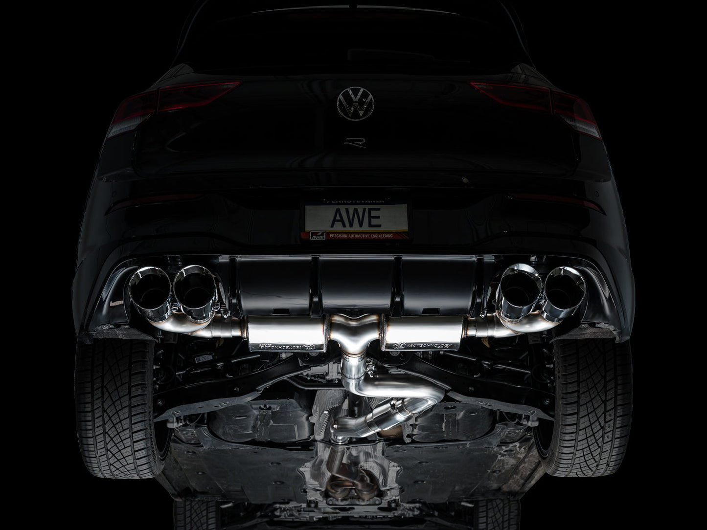 AWE EXHAUST SUITE FOR MK8 VOLKSWAGEN GOLF R