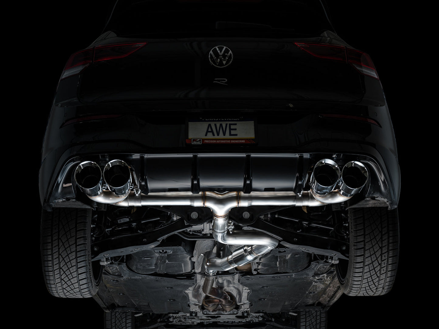 AWE EXHAUST SUITE FOR MK8 VOLKSWAGEN GOLF R