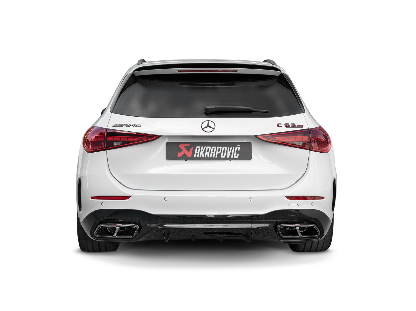 Akrapovic Mercedes-AMG C 63 S E Performance C 43 4MATIC (W206, S206) - Slip-On Line (Titanium)