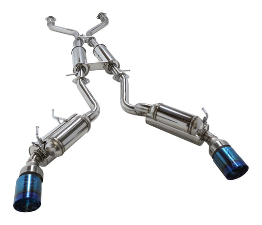 HKS Hi-Power Full Dual Titanium Tip Exhaust | 2009-2010 Nissan 370z
