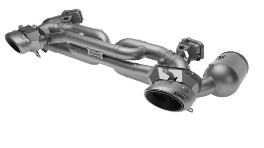 Akrapovic 20-21 Porsche 911 Turbo/Turbo S (992) Slip-On Race Line (Titanium) (Req Tips)