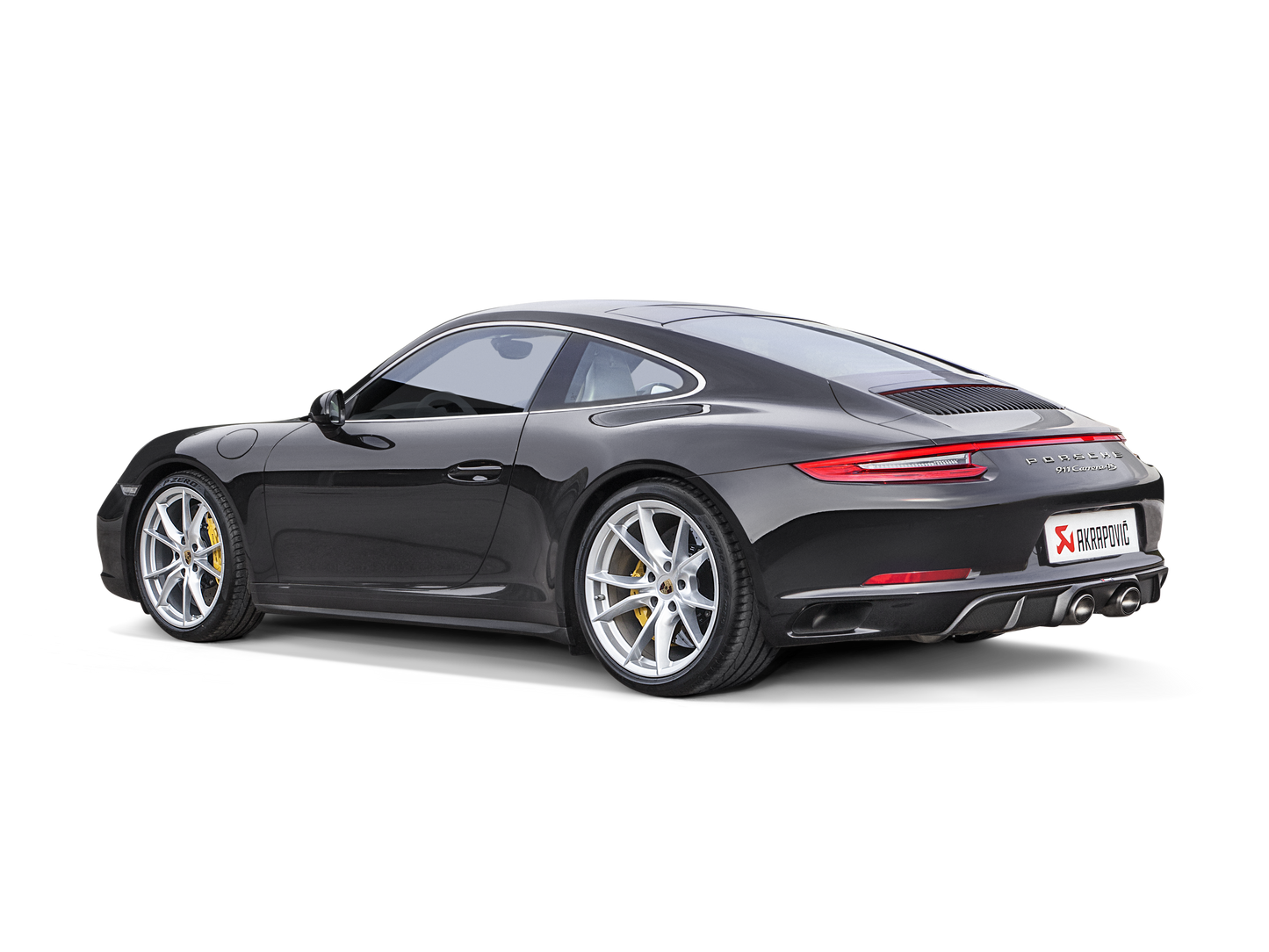 Akrapovic 16-17 Porsche 911 Carrera S/4/4S/GTS (991.2) Slip-On Line (Titanium) w/ Titanium Tips