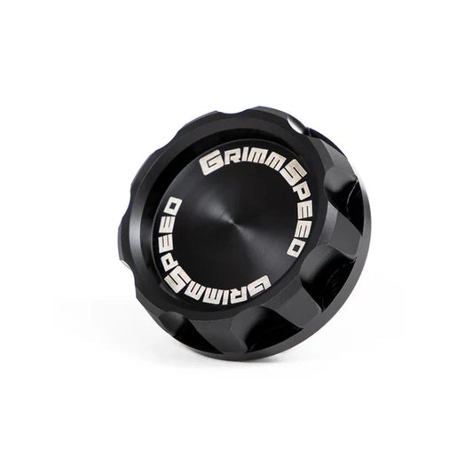 Grimmspeed Oil Cap Cool Touch Version 2 Delrin Black For Subaru All EJ/FA Engine