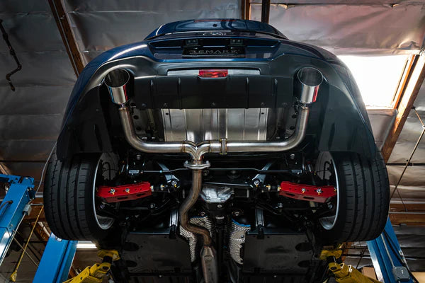 REMARK Axleback Exhaust. Toyota GR86 / Subaru BRZ 2022+. Burnt Stainless Single (4.5")