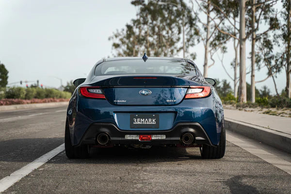 REMARK Axleback Exhaust. Toyota GR86 / Subaru BRZ 2022+. Stainless Double Wall Tip (4.5")