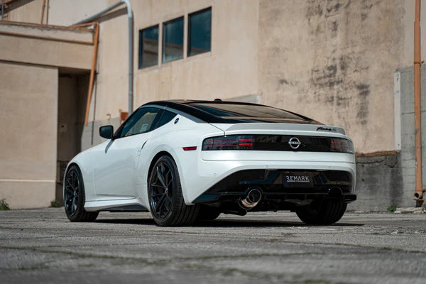 REMARK Catback Exhaust. Nissan 370Z. R1 Spec Single-Exit Stainless