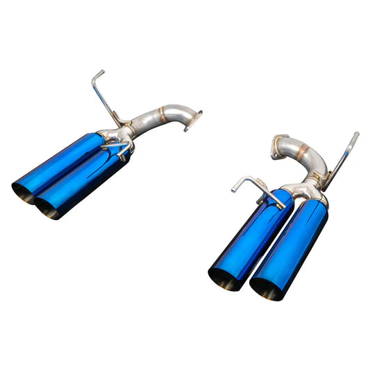 REMARK Axleback Exhaust. Subaru WRX STi VA. Burnt Blue Single Wall Tip - (Boso E
