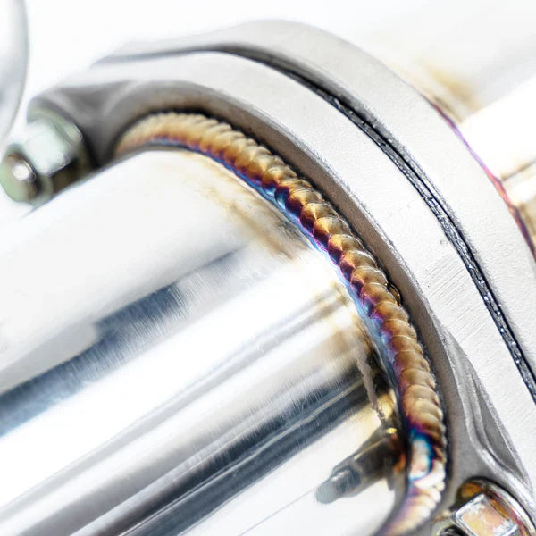 REMARK Catback Exhaust. Subaru WRX STi VA - Burnt Stainless 4" Quad Tips Non-Resonated