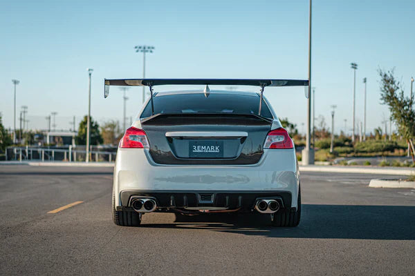 REMARK Axleback Exhaust. Subaru WRX STi VA. Stainless Double Wall Tip (Muffler Ver.)