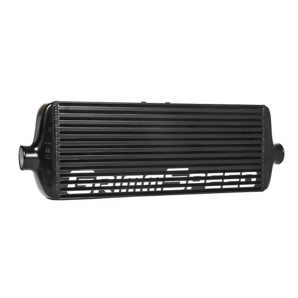 Grimmspeed Front Mount Intercooler Kit Black Coated Inc. Black Piping For Subaru 15-21 WRX