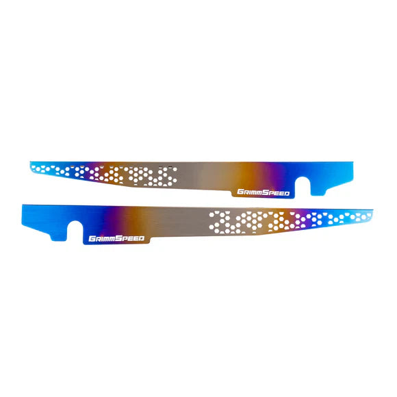 GrimmSpeed Titanium Fender Shrouds - 2022+ Subaru WRX