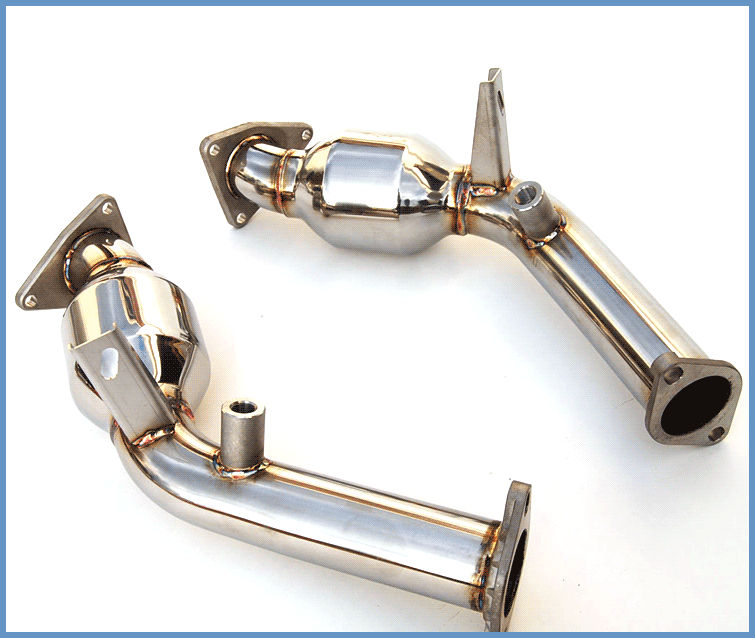 Test-Pipe with High-Flow Cat with Celfix & Bracket (60mm) Nissan 370Z 07-08 350Z 09-UP