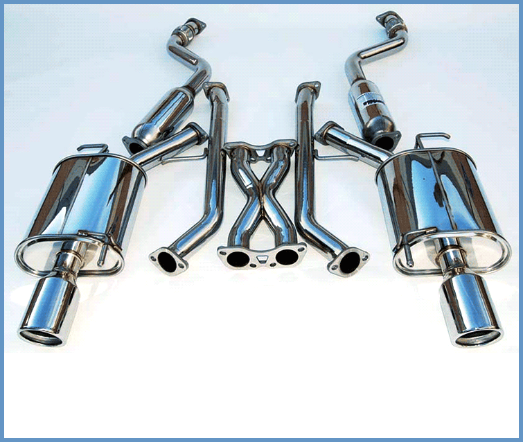 CAT-BACK EXHAUST, Q300 Infiniti G35 4-DR 07-UP