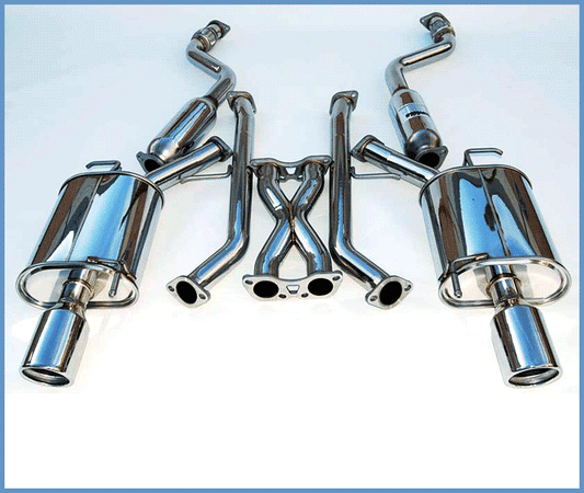 CAT-BACK EXHAUST, Q300 Infiniti G35 4-DR 07-UP