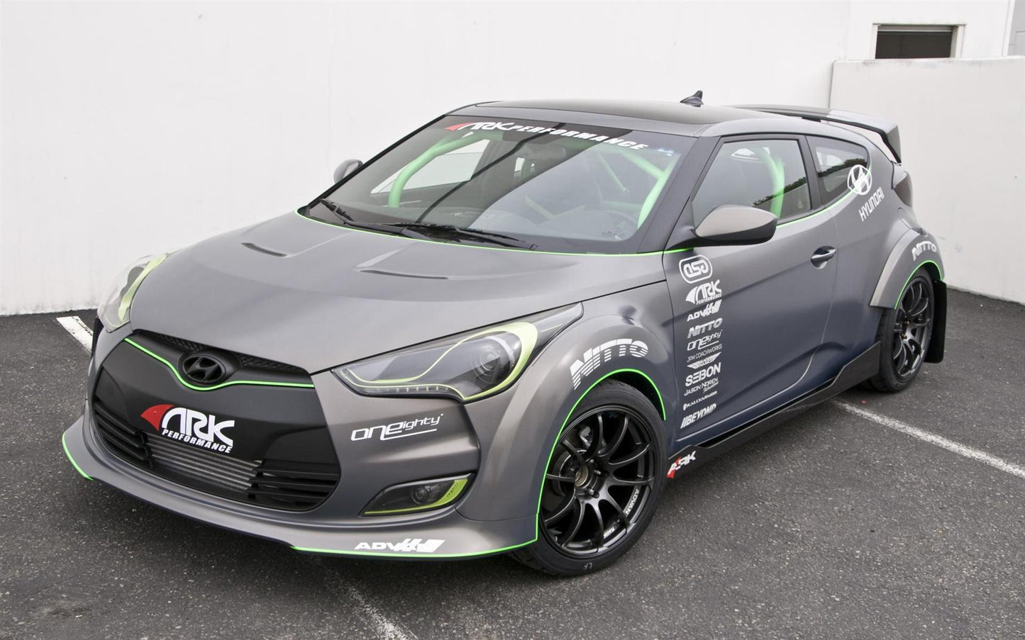 2012-2017 Hyundai Veloster C-FX Fiberglass Rear Wide Over Fenders