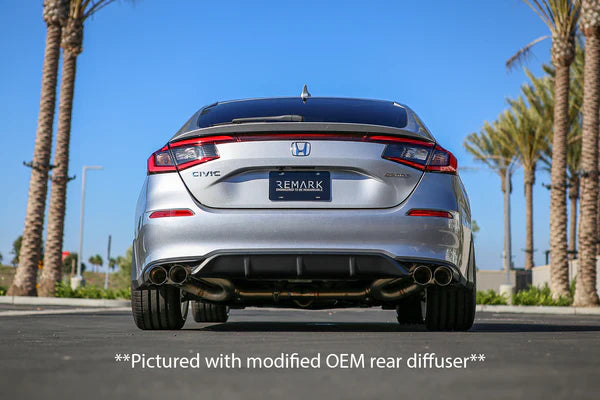 REMARK Catback Exhaust. Honda Civic Sport Hatchback (FL2). Stainless Steel Tip