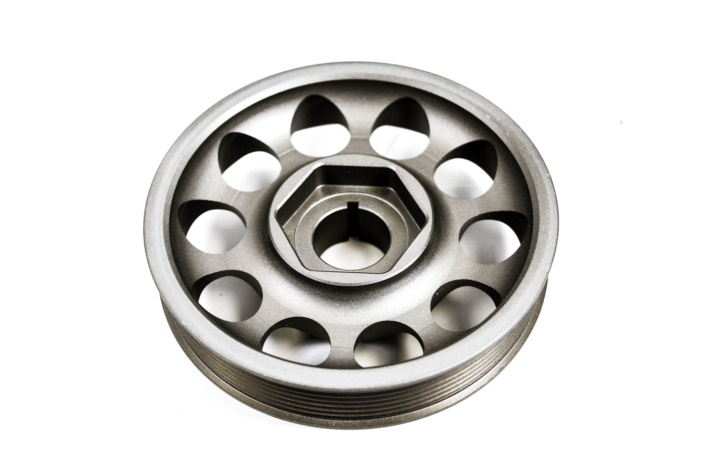 Precision Works Aluminum Crankshaft Crank Pulley Fits Honda Civic FD K20 06-11