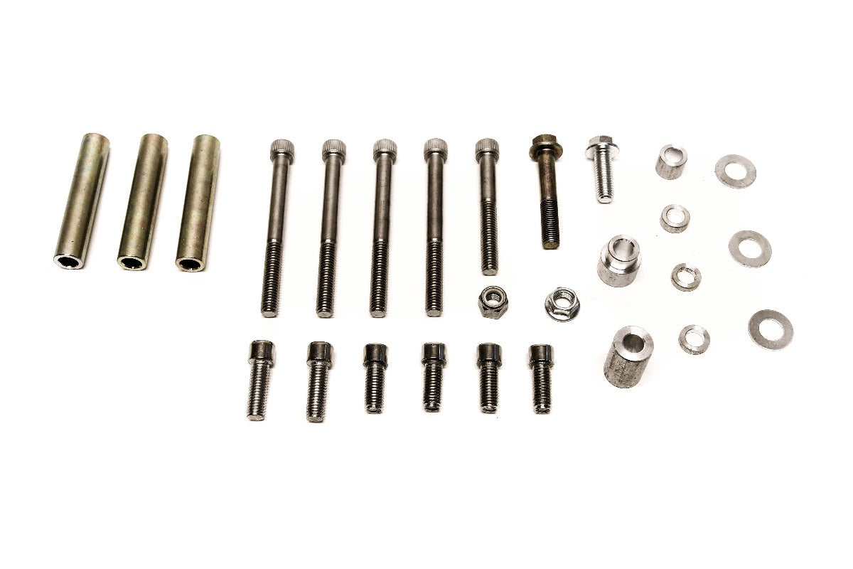 Precision Works LS Power Steering & Alternator Bracket High Mount LSX LS1 LS2 LS3