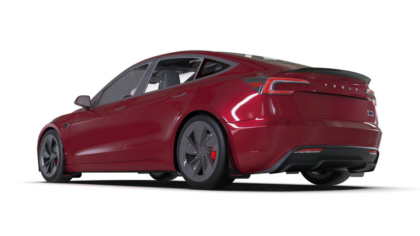 2024 Tesla Model 3 Highland Black UR Mud Flap