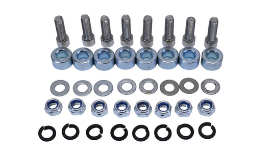 PLM Seat Hardware Kit - Bolts Nuts Washers Spacers For Sparco Recaro Bride Seats