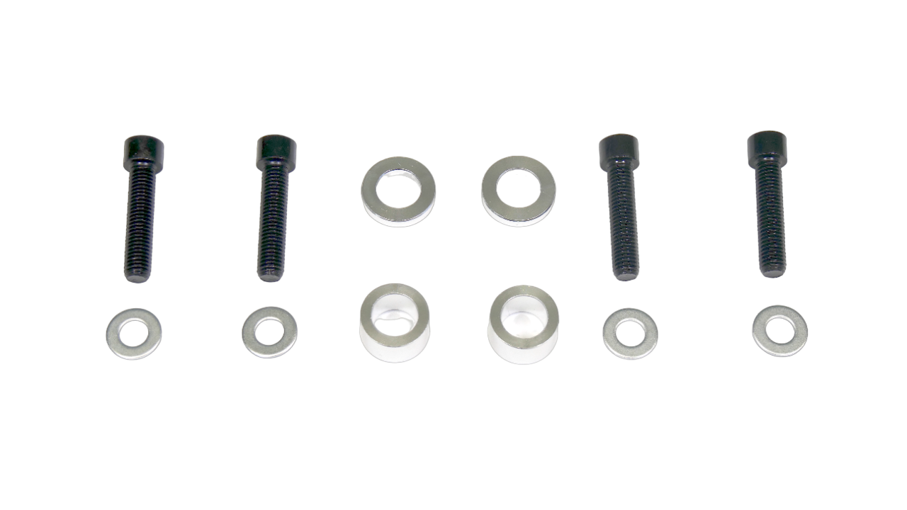 Precision Works Billet Engine Torque Mounts Black Edition - Honda B-Series B18 B20 B16