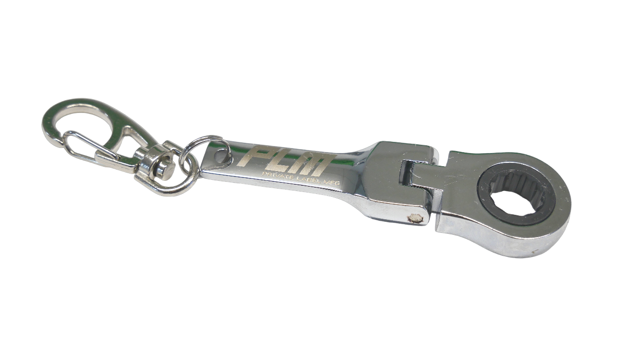 PLM Keychain 10mm Ratchet Wrench
