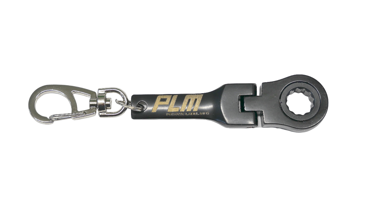PLM Keychain 10mm Ratchet Wrench