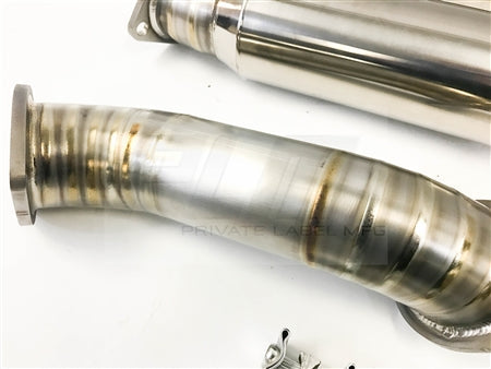 PLM Power Driven Titanium Exhaust - Evo X 08-15 V2 Mitsubishi Lancer Evolution X