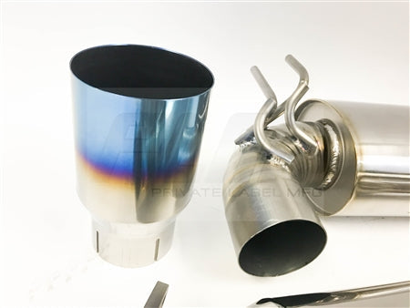 PLM Power Driven Titanium Exhaust - Evo X 08-15 V2 Mitsubishi Lancer Evolution X