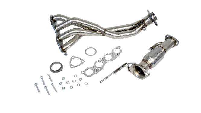 PLM K-Series K24 K20 FG Header V2 with Bolt-On Catalytic Converter