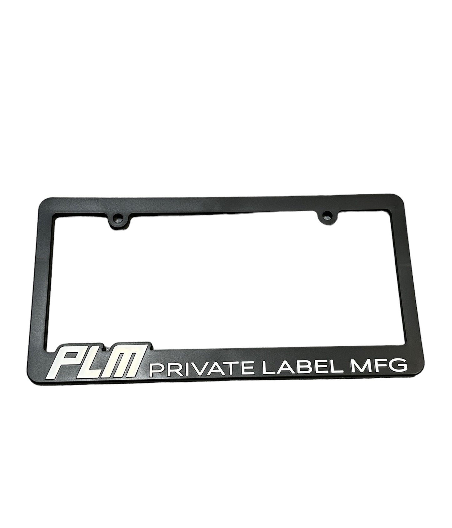 PLM PRIVATE LABEL MFG License Plate Frame
