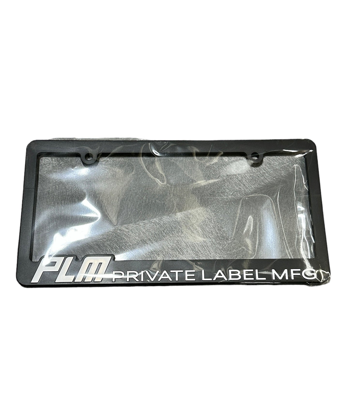 PLM PRIVATE LABEL MFG License Plate Frame