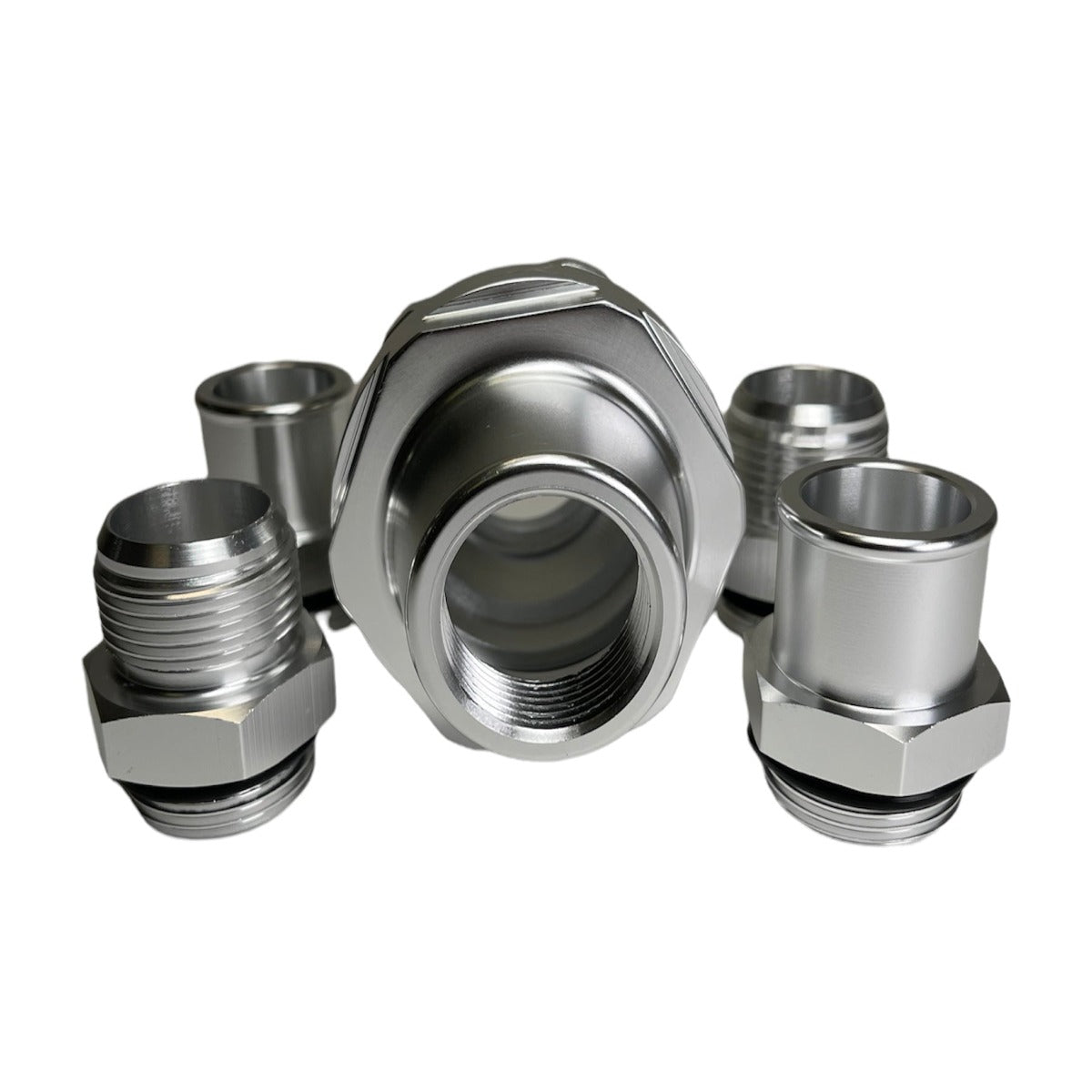 Precision Works Universal Inline Thermostat Housing AN16 & 1.25" Fittings