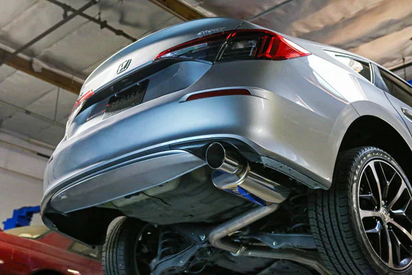 REMARK Catback Exhaust. Honda Civic Sport Sedan (FE2). Sports Touring Spec. Burnt Stainless Steel