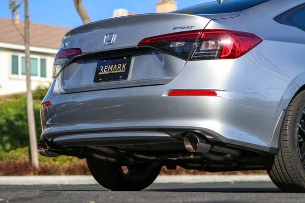 REMARK Catback Exhaust. Honda Civic Sport Sedan (FE2). LINK LOOP Spec. Dual Stainless tips