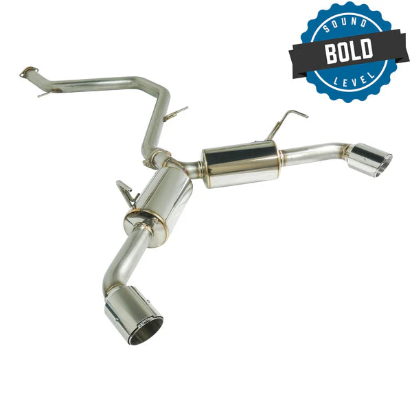 REMARK Catback Exhaust. Toyota C-HR 18+. Stainless Steel Tip Cover