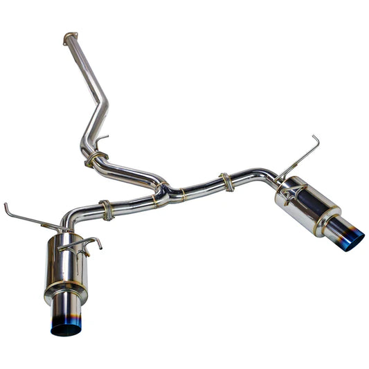 REMARK Catback Exhaust. Subaru WRX VB - Dual R1 Spec Stainless (Non-Resonated)