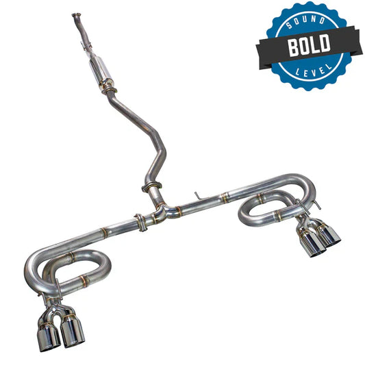 REMARK Catback Exhaust. Honda Civic Sport Hatchback (FL2). Stainless Steel Tip